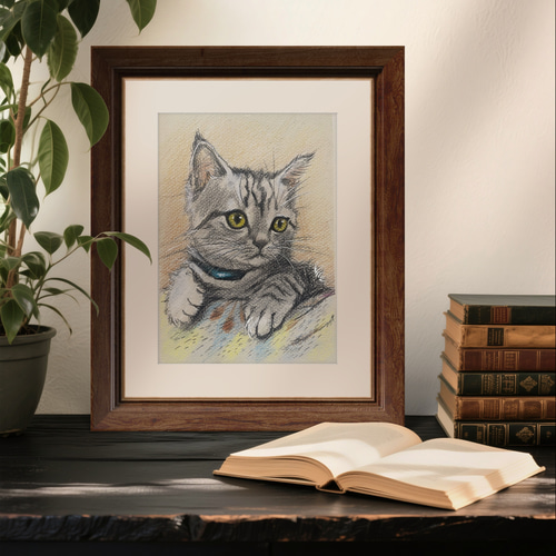 手描きイラスト　色鉛筆画　オーダーイラスト 手描きイラスト 色鉛筆画 オーダー商品 - メルカリ