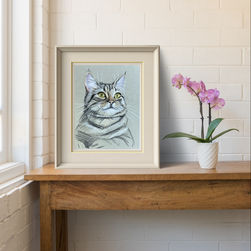 色鉛筆 ペット 似顔絵｜オーダーメイドイラスト｜犬 猫 鳥 小動物