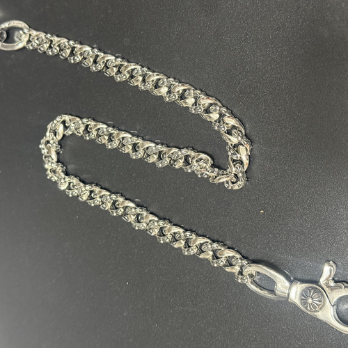 ウォレットチェーン ファンシークロス ダブルグリップ 925刻印