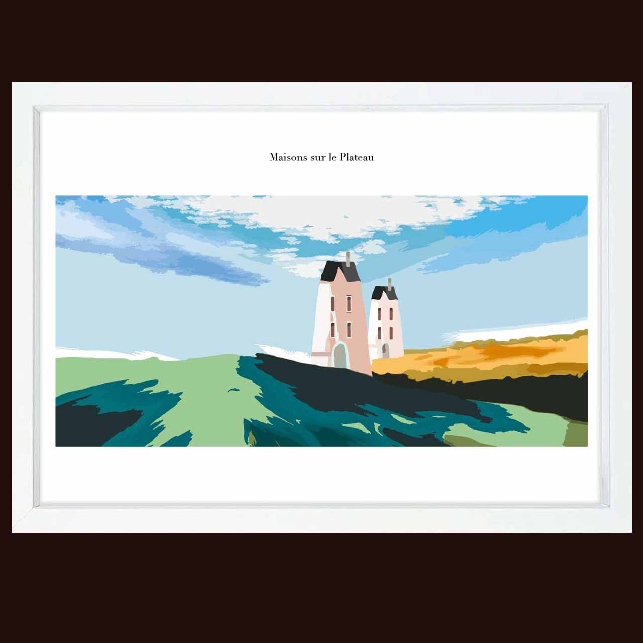 高原の家　送料無料　お気に入り9600件突破　ポスター　アートポスター　アート/sei検索新着順　3678