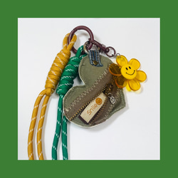 グリーン♪キーホルダー バッグチャーム 緑（グリーン） バッグチャーム のおすすめ人気通販｜Creema(クリーマ