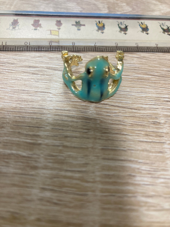 カエル　リング 3枚目の画像