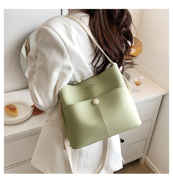 バッグレディース2025新モデル手持ちバケツバッグ大容量斜め掛け本革