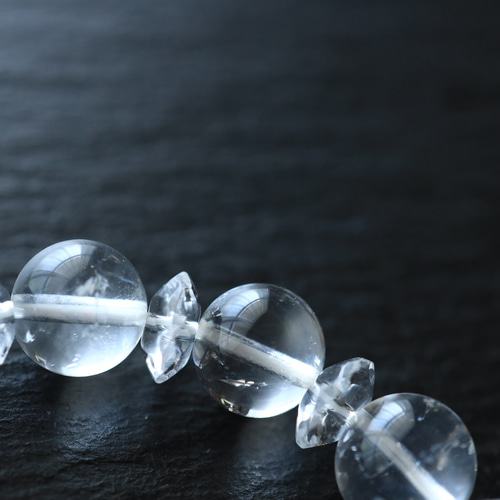 ☆プレミアムブレス☆ダイヤモンドダストクォーツ☆ 細氷（さいひょう