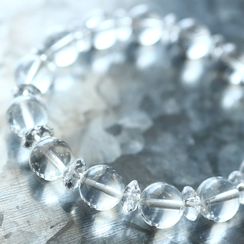 ☆プレミアムブレス☆ダイヤモンドダストクォーツ☆ 細氷（さいひょう