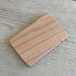 木製名片夾，藍岩畫眉 第6張的照片