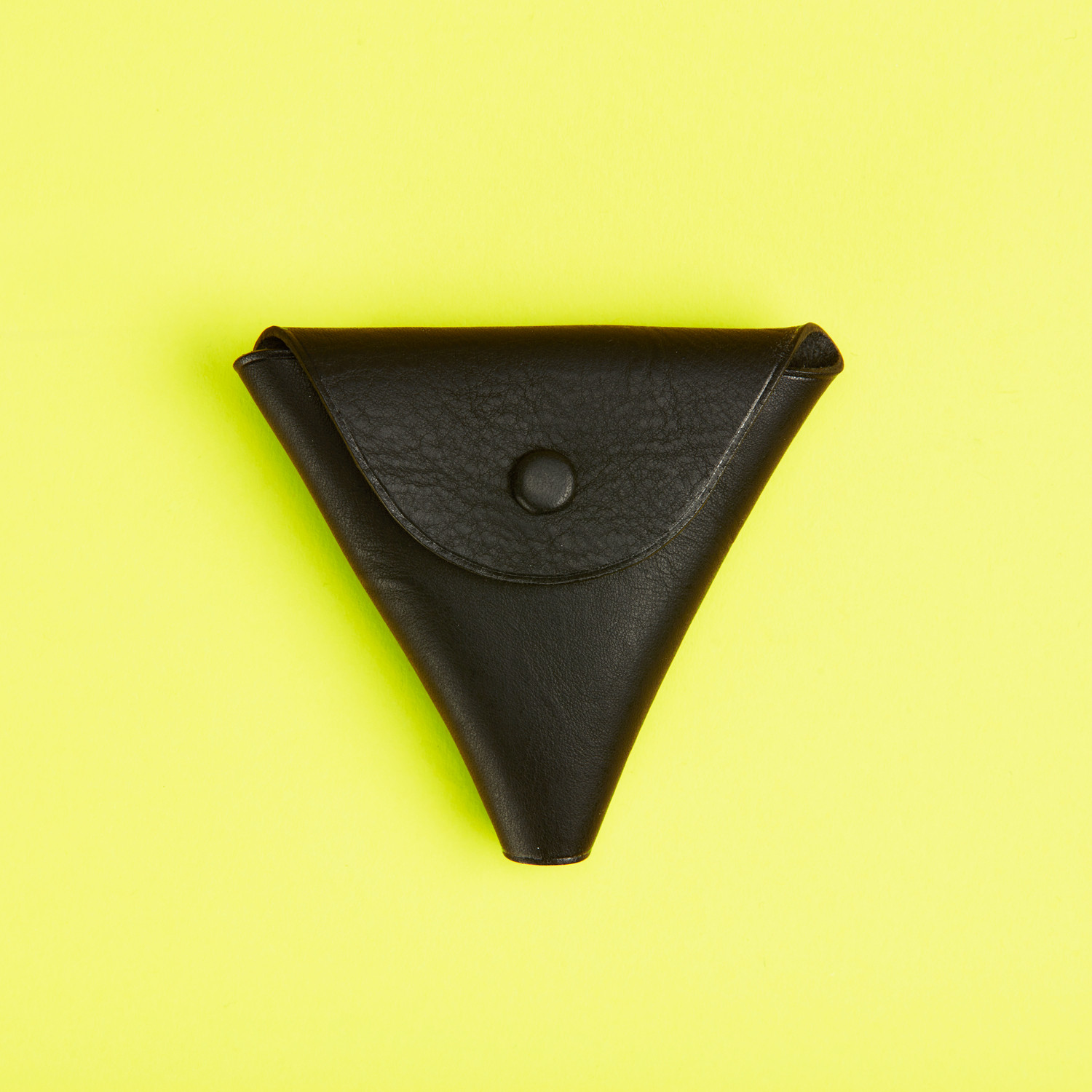 三角コインケース（ブラック）【R-023-MBX】