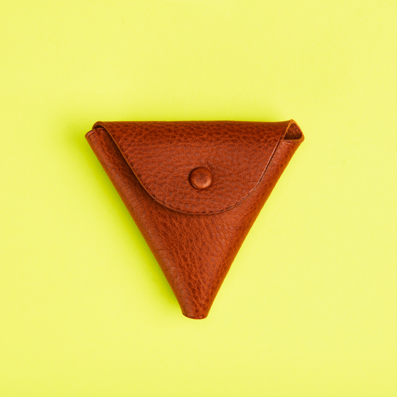 三角コインケース（ブラウン）【R-023-MBX】