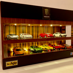 1/18展示可能・3面照明スリットミラー・ディスプレーBOX / ネオジオラマ 1/18展示可能・3面照明スリットミラー・ディスプレーBOX / ネオ