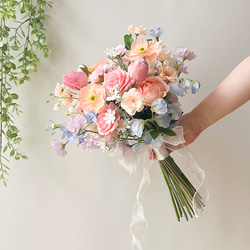 ピンク（桃） ブーケ のおすすめ人気通販｜Creema(クリーマ) 国内最大