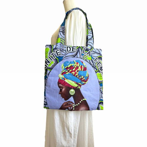 アフリカ布 8MARSアフリカントート カラフルバック 個性的バック