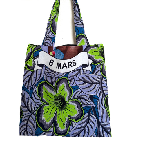アフリカ布 8MARSアフリカントート カラフルバック 個性的バック