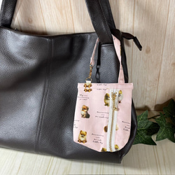 和犬がいっぱいのファスナー付きミニミニポーチ　送料込み 6枚目の画像