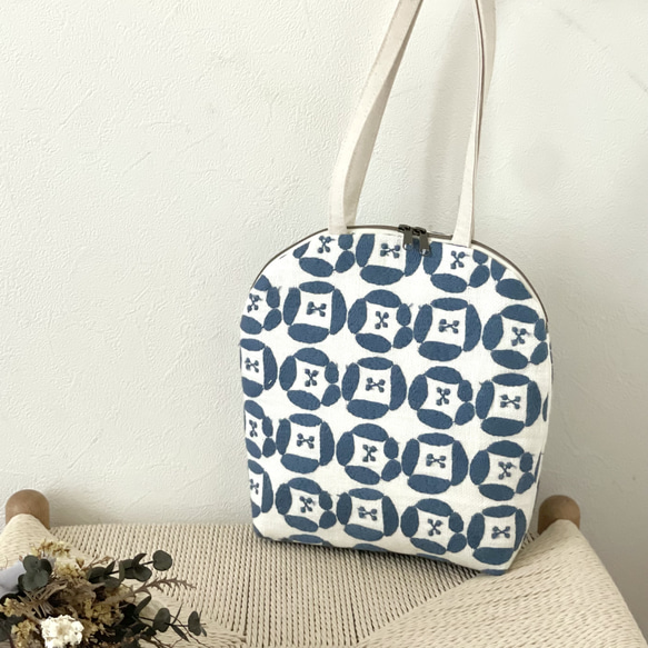 ミナペルホネン両開きカードが入るショルダーバックハンドメイド i