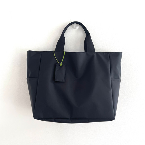 OUR ブラック 2way ナイロントートバッグ ミディアム 2WAYカラーコードナイロントート（トートバッグ） | Dessin