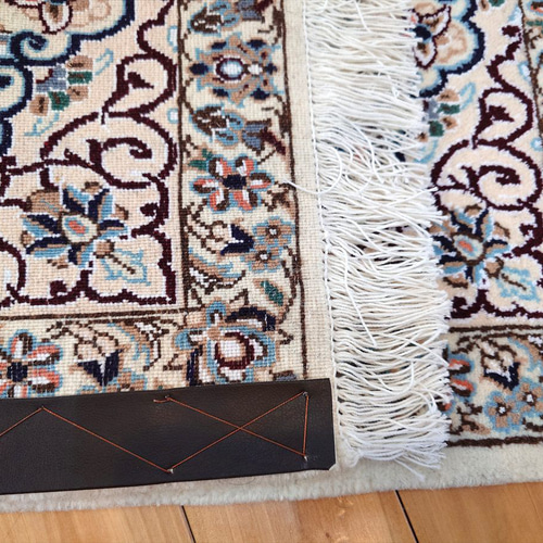 ペルシャ絨毯 ナイン産 ノーラ 玄関マット 98x60cm 手織り絨毯 PS8224