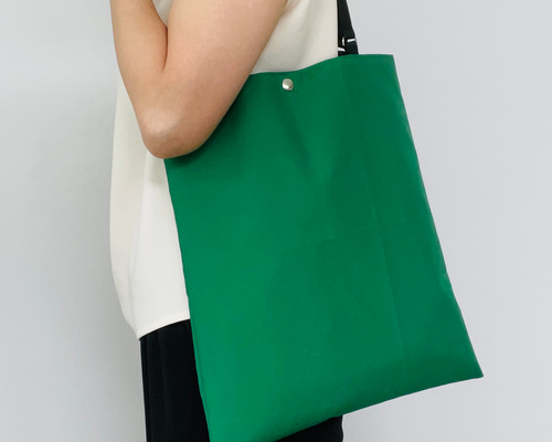 日本製MARUYAMASHOUTENオリーブグリーン トートバッグ 4983f8e3980e87dde1a27cbc47f191