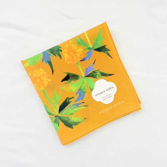 スカーフにもなるハンカチ「tanpopo」 3枚目の画像