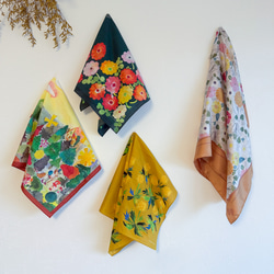 スカーフにもなるハンカチ「tanpopo」 8枚目の画像