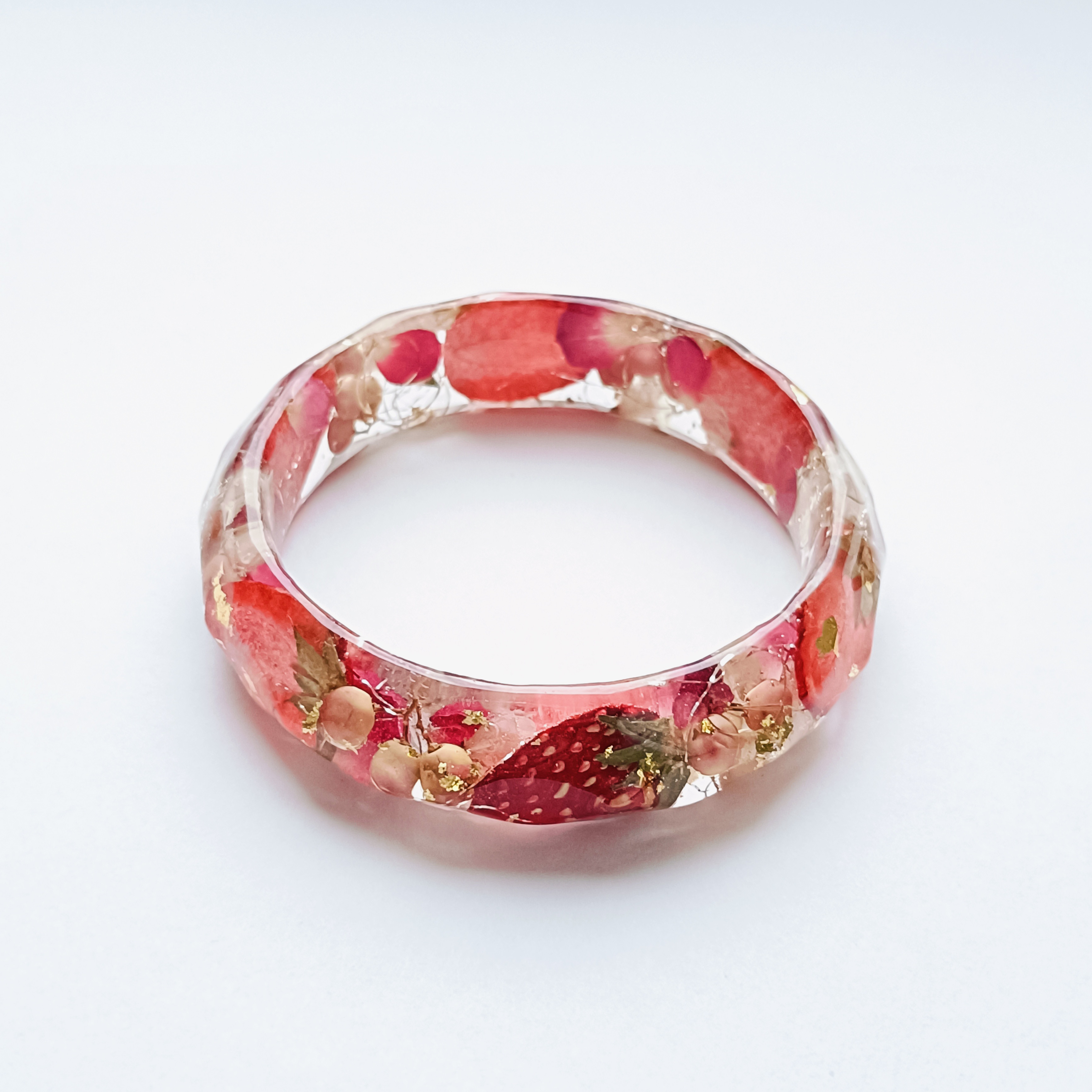 5周記念福袋SALE　〜苺のアクセサリーセット〜　いちご　フルーツ　クリア　透明　ツヤツヤ　ダイヤ　夏　オレンジ　イチゴ