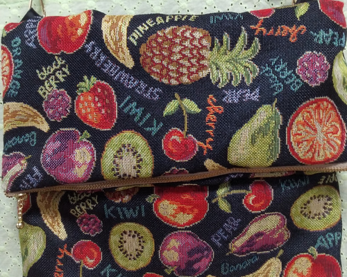 専用◾️SUGAR STREET WEAVERS USA製ゴブラン織フルーツ柄 SUGAR