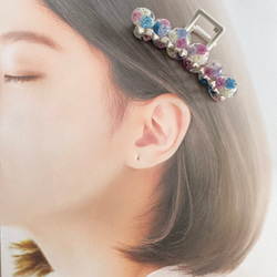 かすみ草バンスクリップ【キャンディカラー】 4枚目の画像