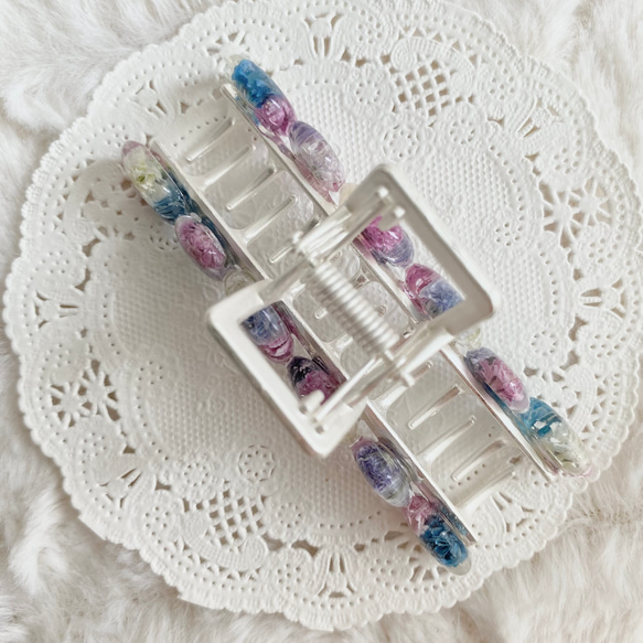 かすみ草バンスクリップ【キャンディカラー】 3枚目の画像