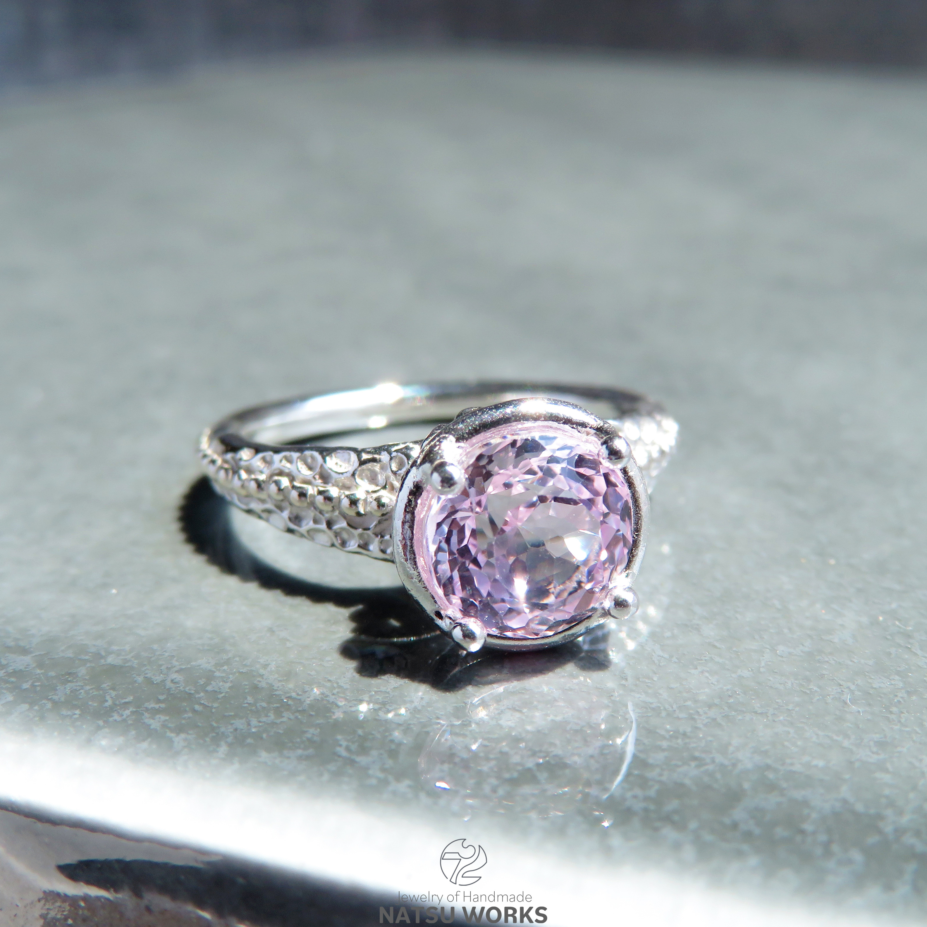 クンツァイト リング / Kunzite Ring o