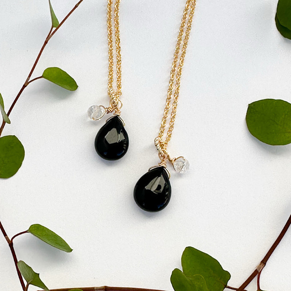 モリオンネックレス 心を守るお守りペンダント ロシア産黒水晶AAA 一粒