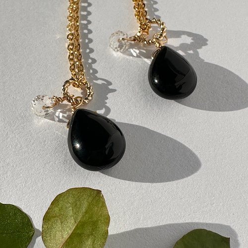 モリオンネックレス 心を守るお守りペンダント 黒水晶AAA 一粒