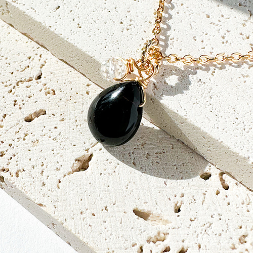 モリオンネックレス 心を守るお守りペンダント 黒水晶AAA 一粒