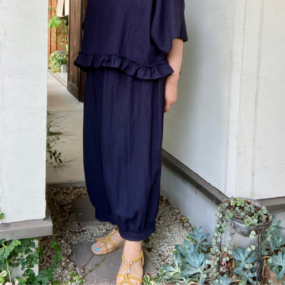 低身長ぽっちゃりさん☀️楽ちんパンツ☀️大きいサイズ☀️ゆったりサイズ☀️３Lの方まで穿いて頂けます。