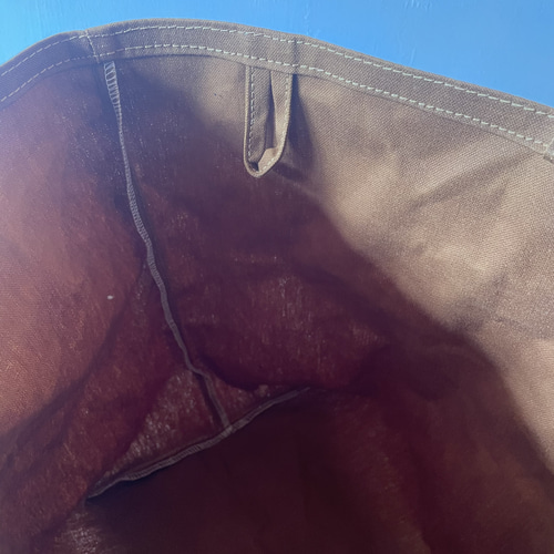 オイルドコットン生地】ツールバッグ トートバッグ／A4収納可・大容量