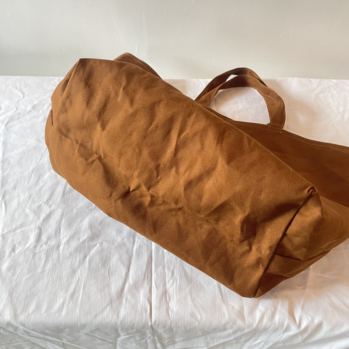 オイルドコットン生地】ツールバッグ トートバッグ／A4収納可・大容量