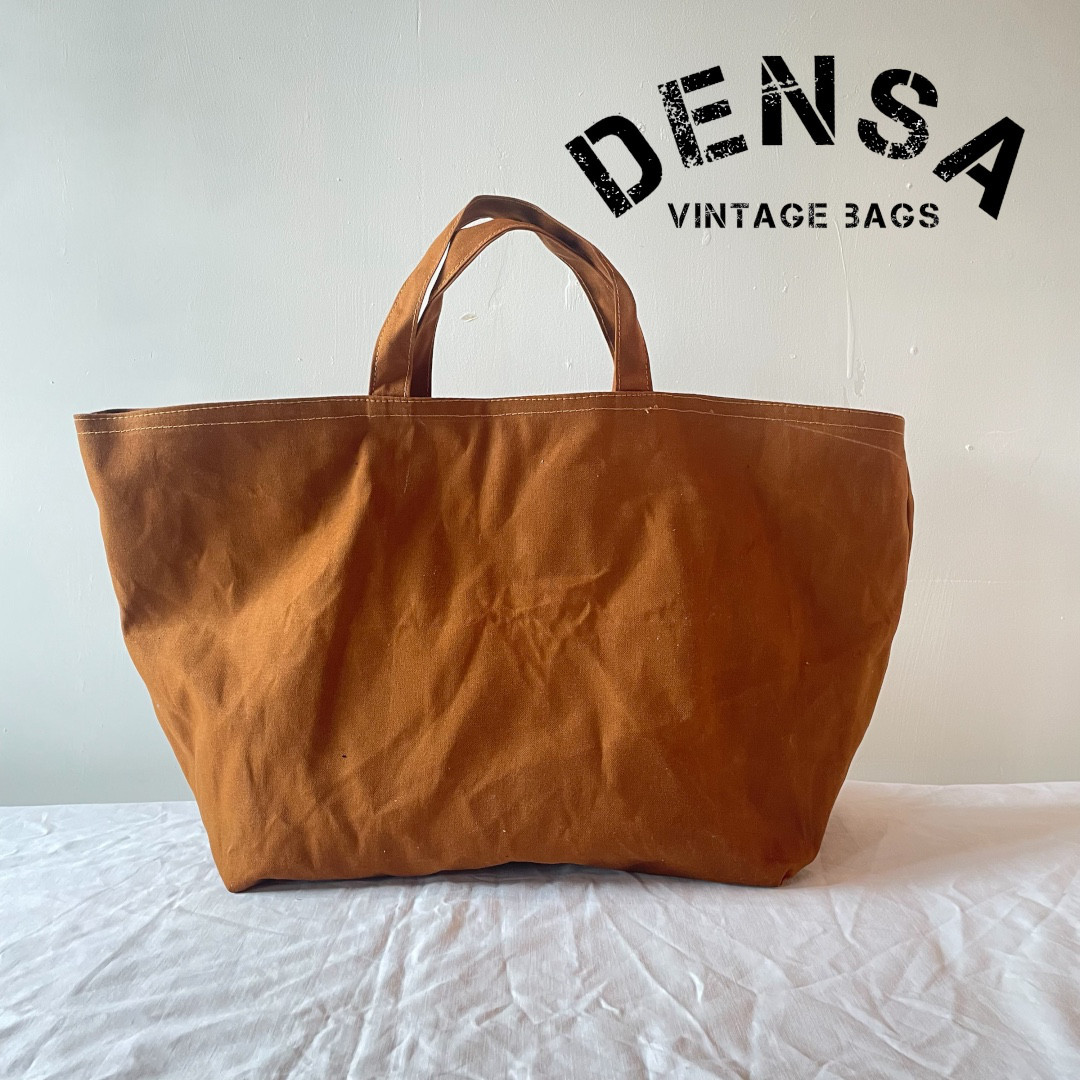 オイルドコットン生地】ツールバッグ トートバッグ／A4収納可・大容量