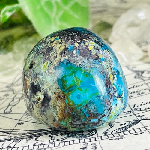 女神の石✨ クリソコラ 珪孔雀石 タンブル 原石 天然石 東洋占星術師の
