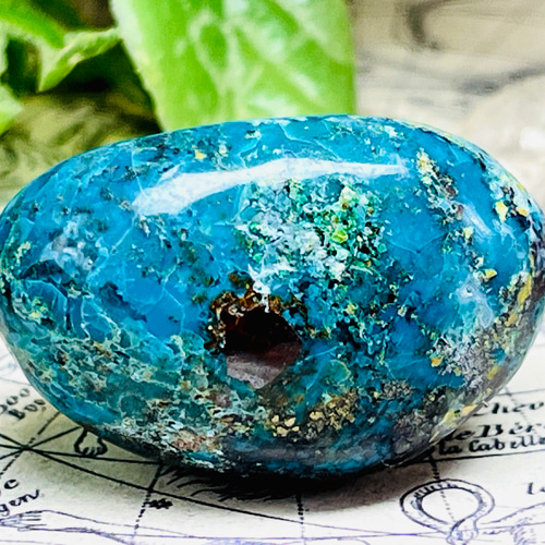 女神の石✨ クリソコラ 珪孔雀石 タンブル 原石 天然石 東洋占星術師の