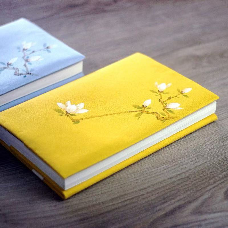 木蓮　布製ブックカバー（オーダーメイドで全サイズ対応）