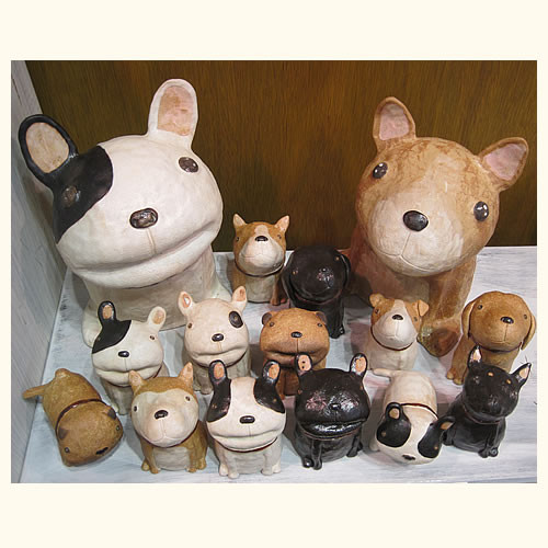 手作り陶器のわんこ　オーダーメイド