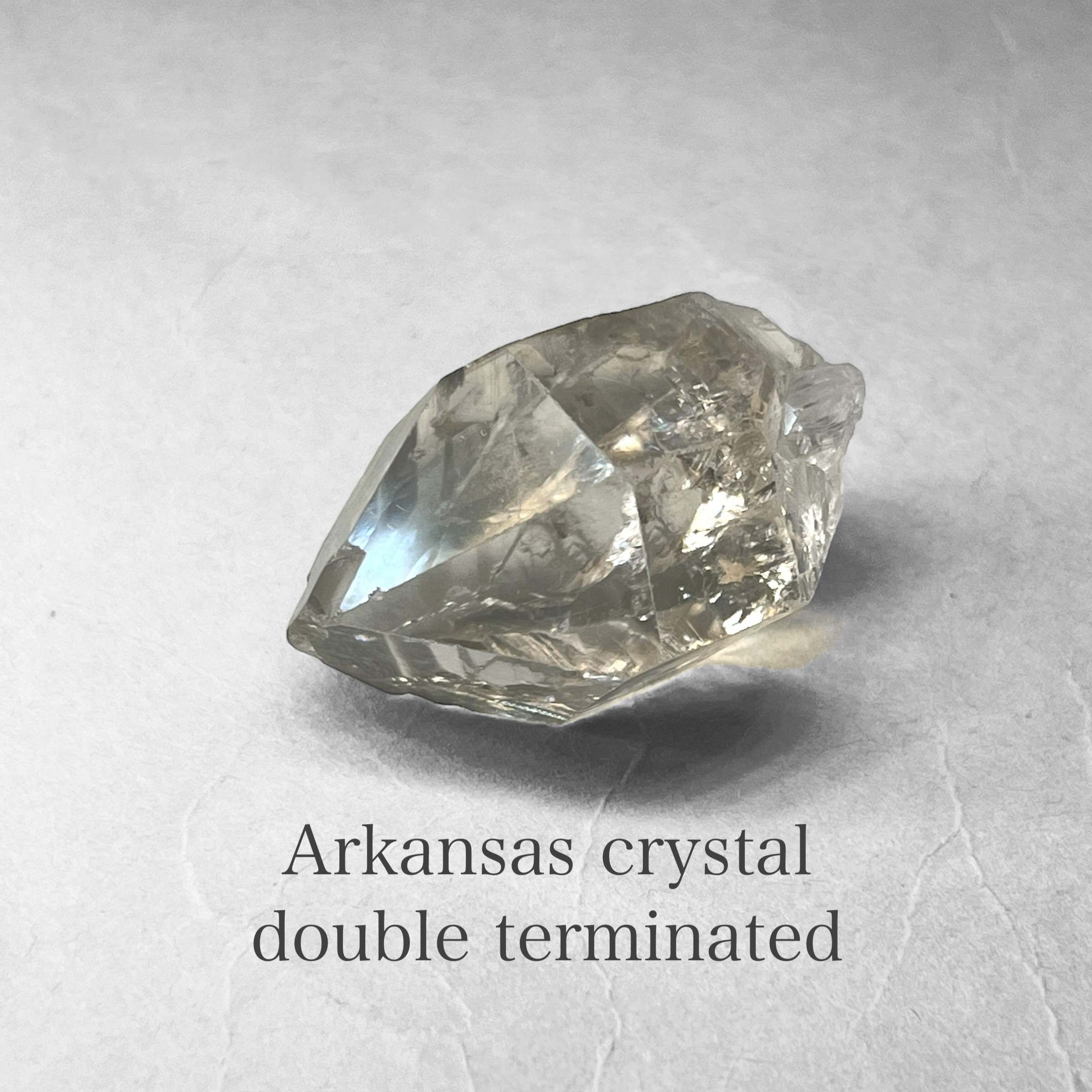 Arkansas double terminated / アーカンソー産水晶ダブルターミネーテッド G：ライトニング他