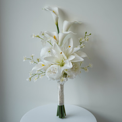 アーティフィシャルフラワーブーケ ウェディングブーケ クラッチ