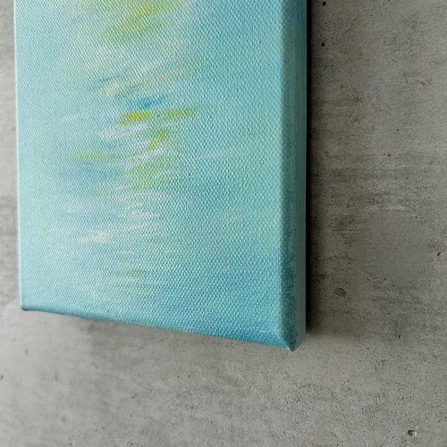 ひかりの流れ》｜F0号・アクリル原画・抽象画・一点物・インテリア
