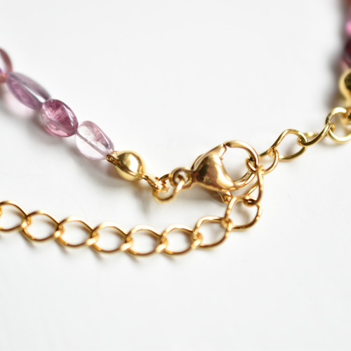 マルチカラー　スピネルデザインブレスレット　18K 14K スピネル ブレスレット マルチカラー ブレスレット Psyche 通販