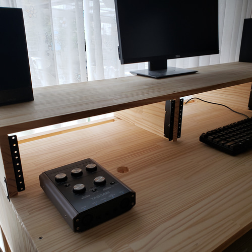 DTMデスク　S-140-45 PA DTMステーション 　シンセサイザー　木材 DTMデスク S-140-45 PA DTMステーション シンセサイザー 木材