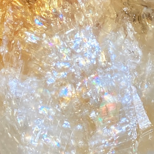 恋愛・ビジネス✨ レインボー シトリンクォーツ 黄水晶 原石 ポイント