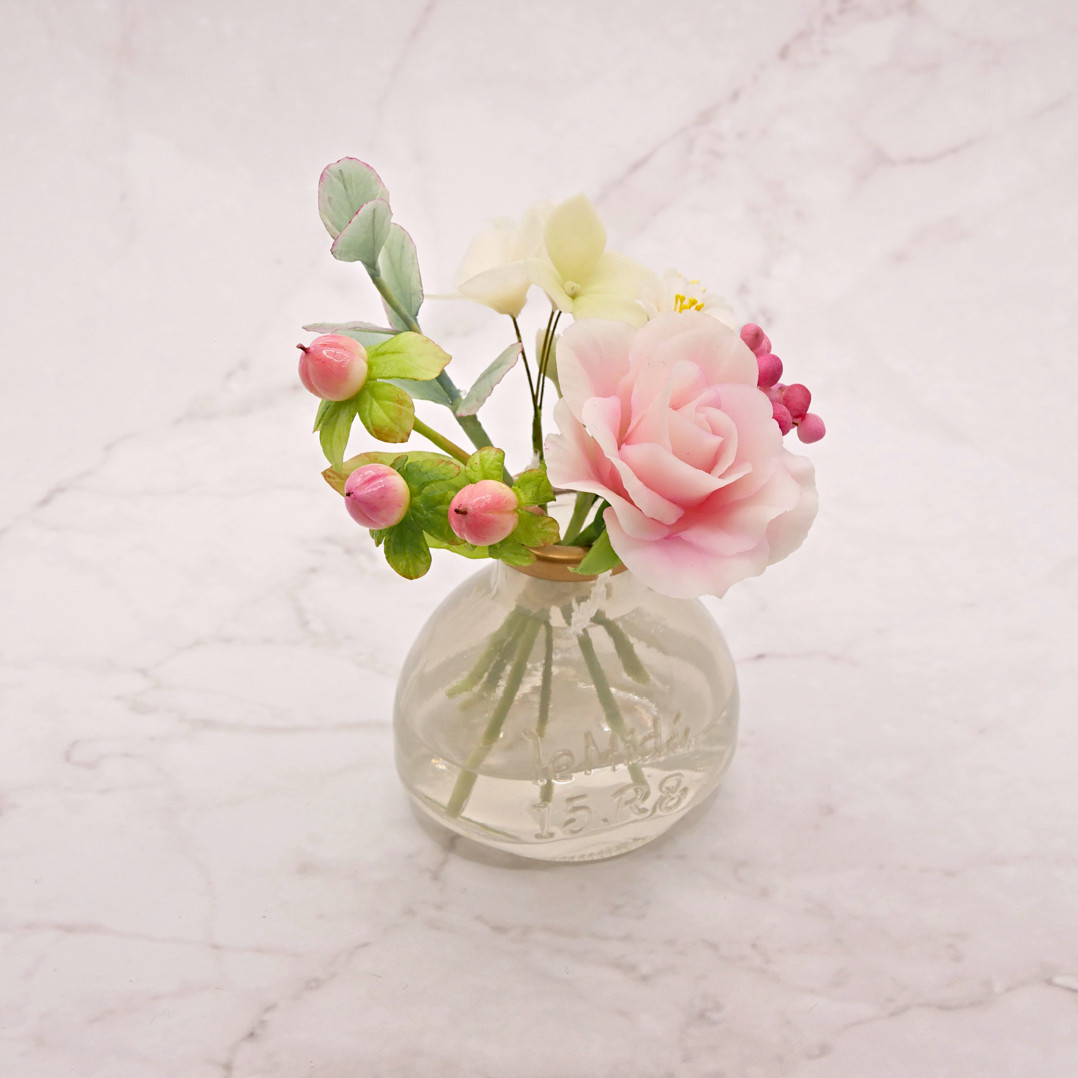 ちょこんとさん。置くだけ♪ クレイフラワー NO.MWH1-T