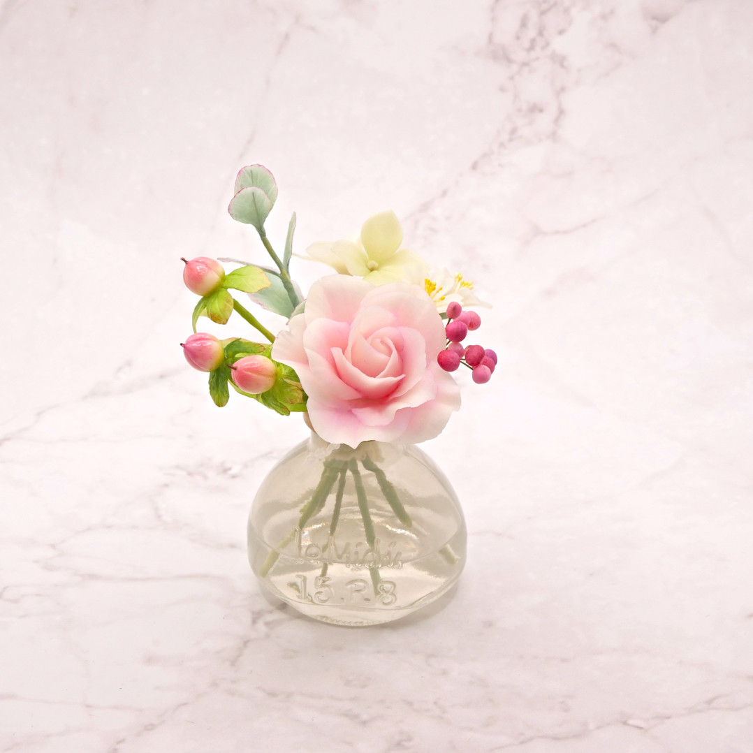 ちょこんとさん。置くだけ♪ クレイフラワー NO.MWH1-T