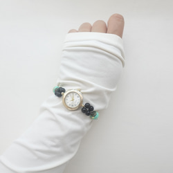 【和-なごみ-】翡翠色のブレスレットウォッチ 8枚目の画像