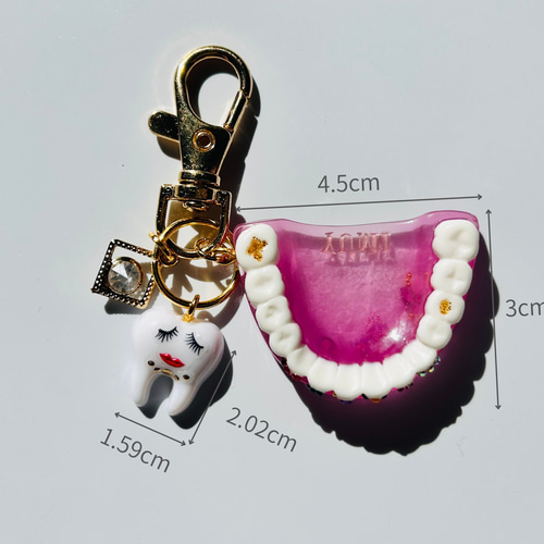 歯 名入れ キーホルダー 秋 その他素材 HONEY TOOTH 通販 19653259