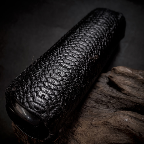 PloomAURA】プルームオーラ 本革製カバー “黒蛇” アイコスケース（iQOS